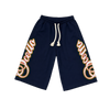 PRE ORDER: Navy Scelto 3/4 Script Shorts