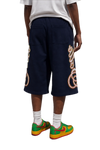 PRE ORDER: Navy Scelto 3/4 Script Shorts