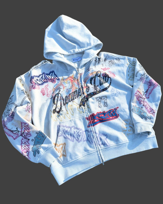 Scelto "Dreamer's Club" Zip Up Hoodie